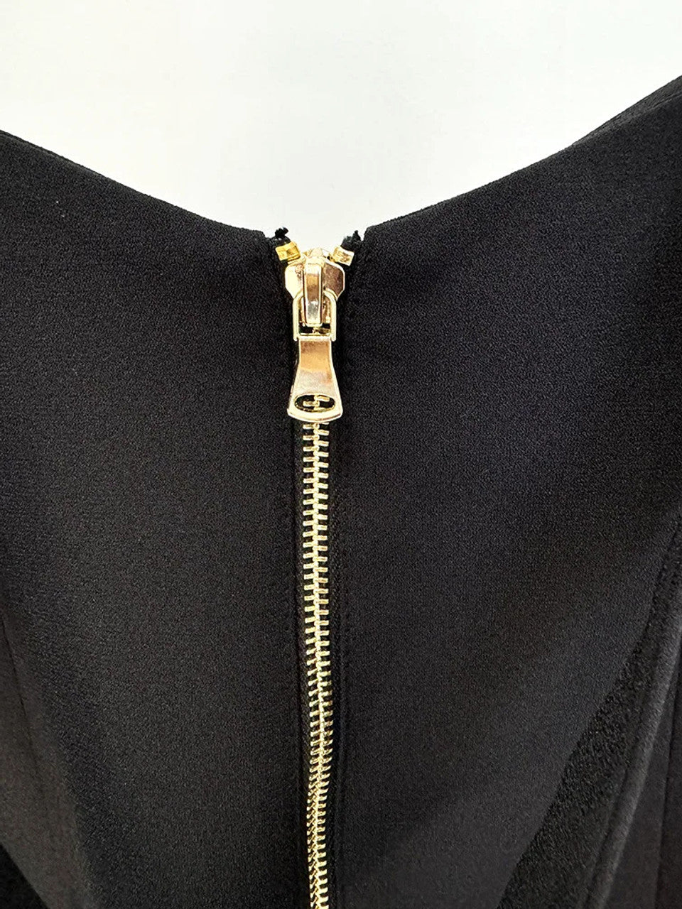 Blazer Skirt Suit Black White