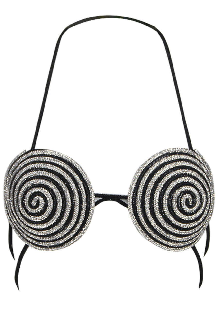 Halter Crystal Bra