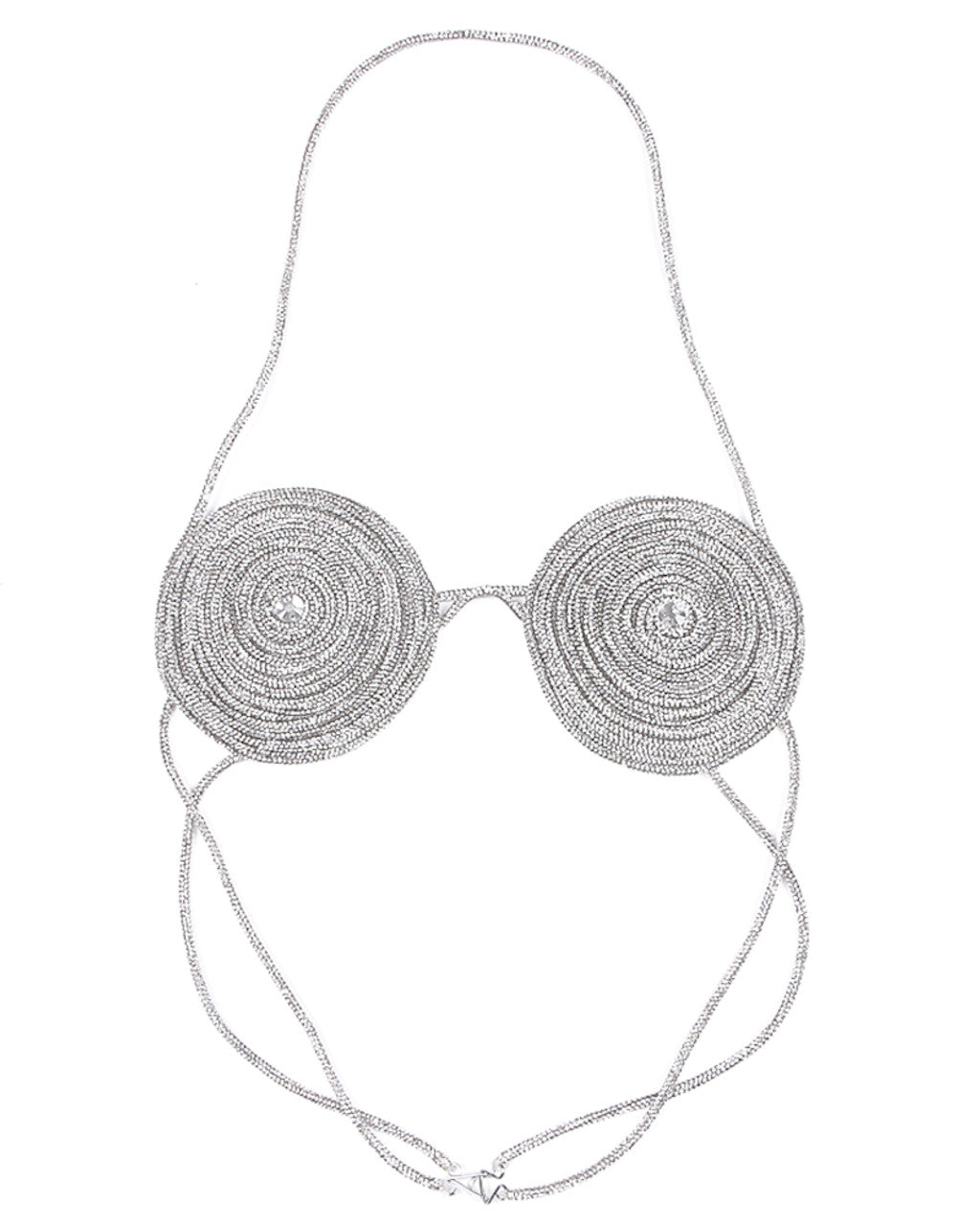Halter Crystal Bra