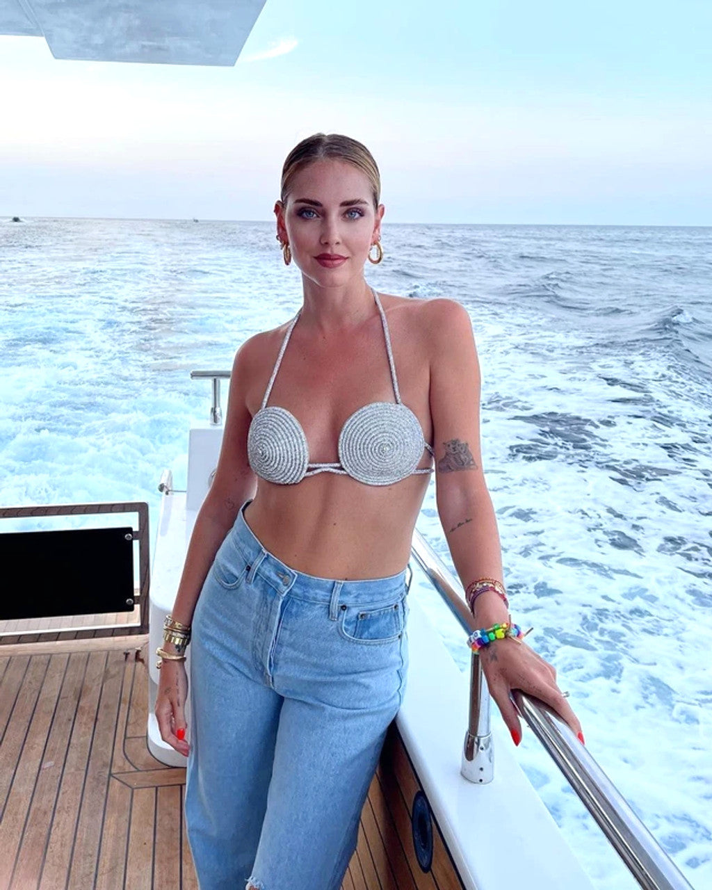 Halter Crystal Bra