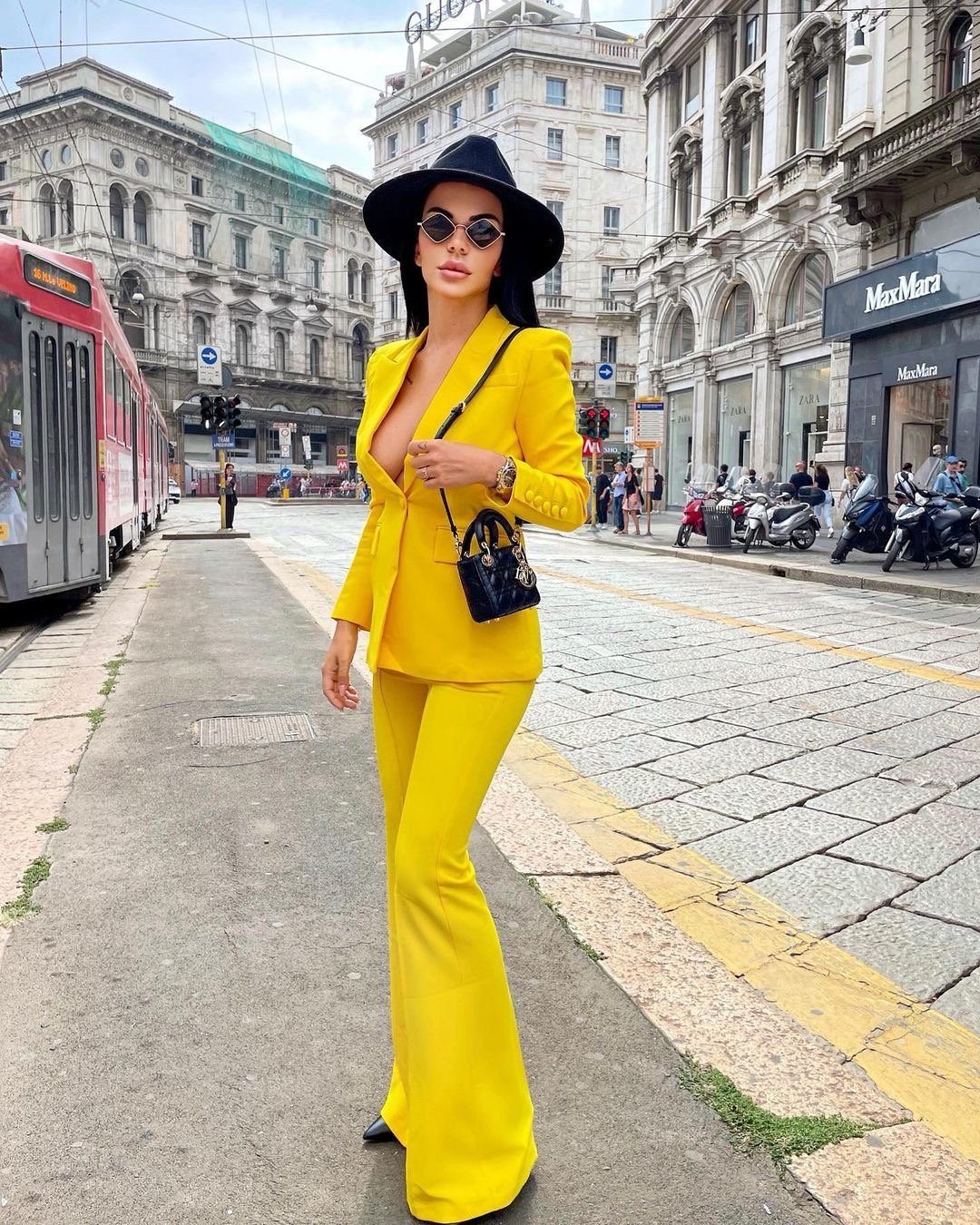 Long Sleeve Suit Hot Pink