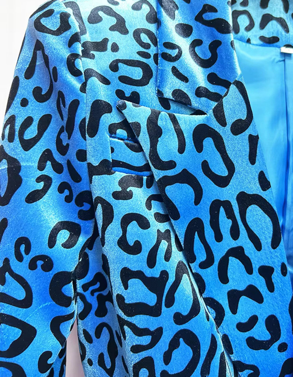 Long Sleeve Animal Print Suit