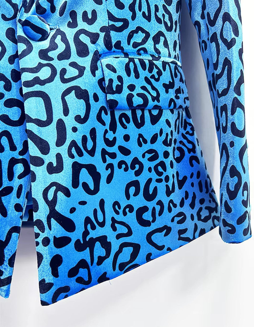 Long Sleeve Animal Print Suit
