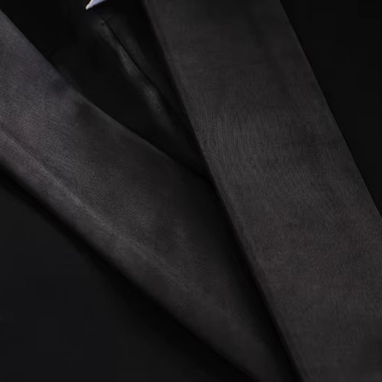 Long Sleeve Belt Detail Blazer Black