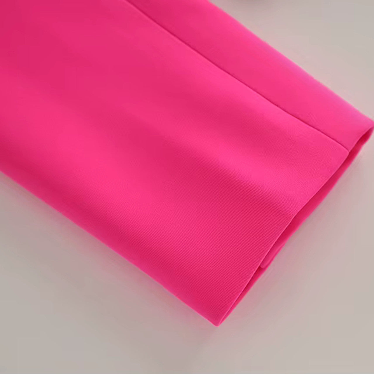 Long Sleeve Blazer Hot Pink