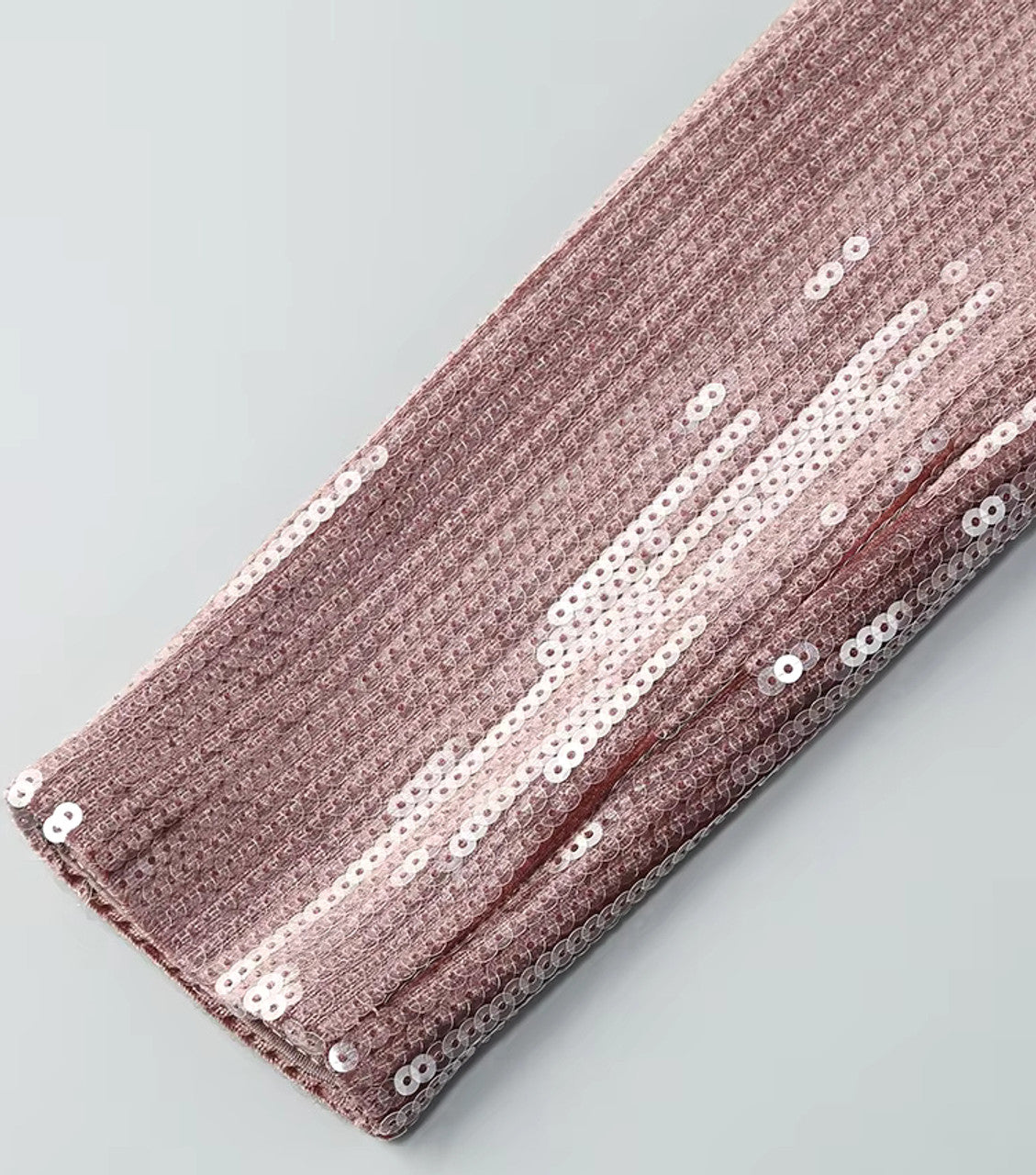 Long Sleeve Bow Detail Sequin Maxi Dress HV1705