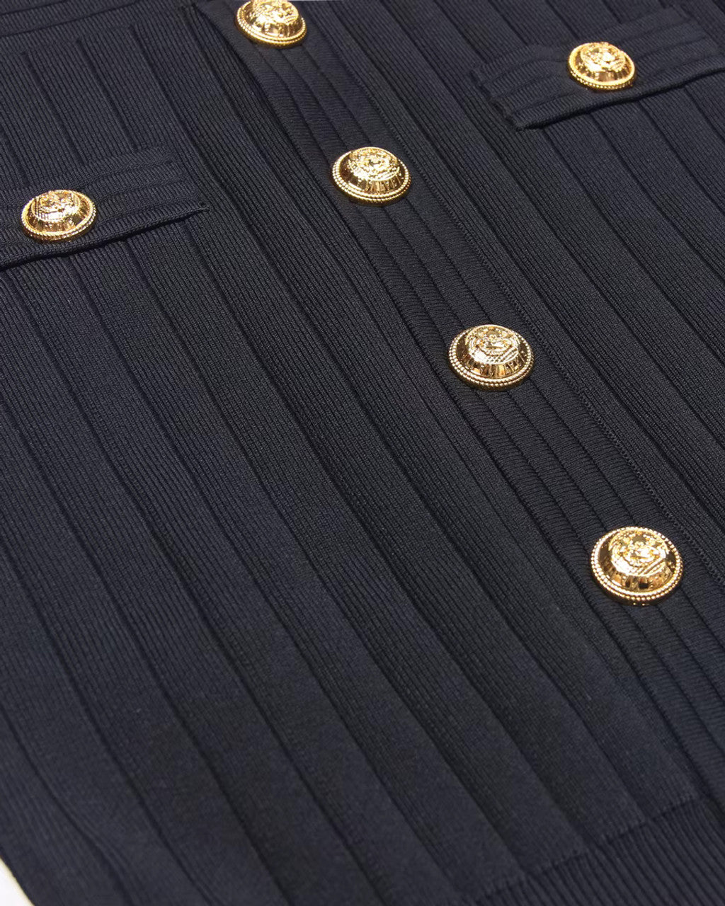 Long Sleeve Button Detail Dress