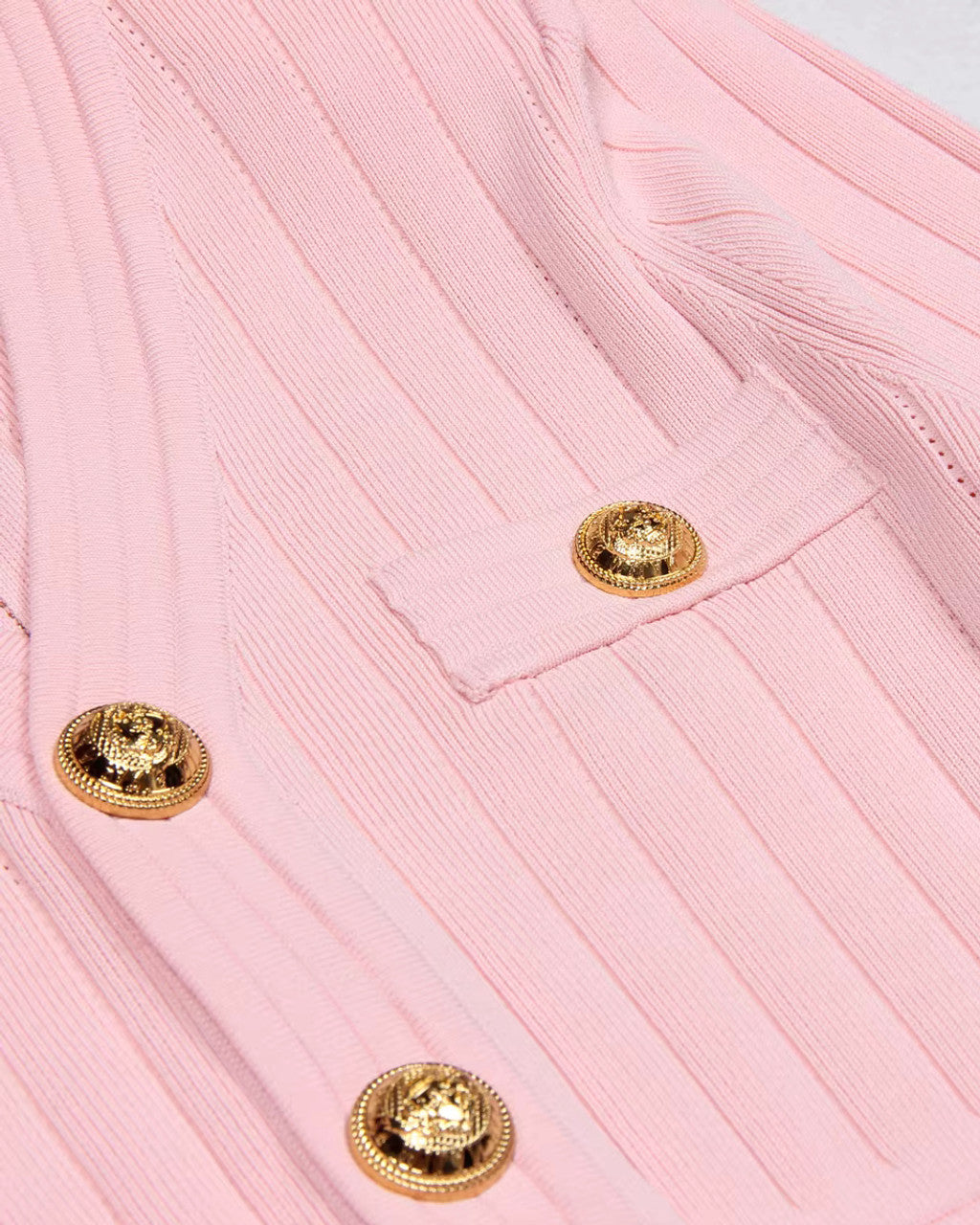Long Sleeve Button Detail Dress
