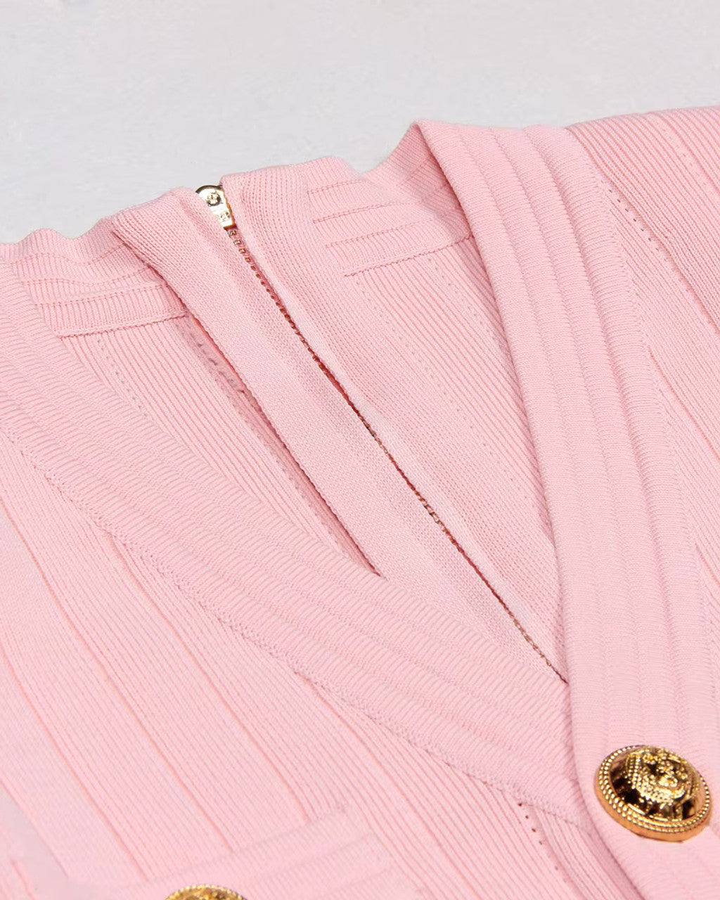 Long Sleeve Button Detail Dress