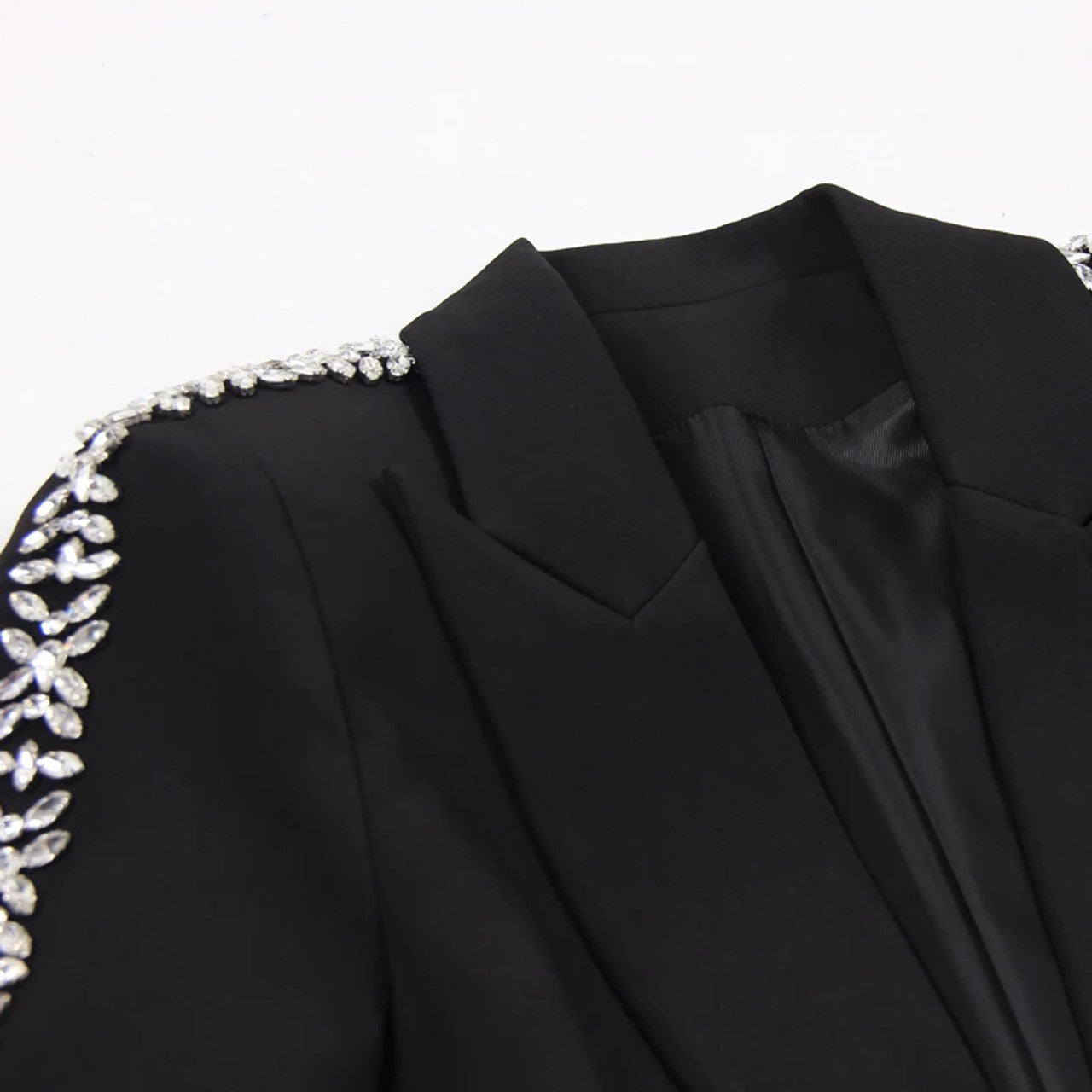 Long Sleeve Crystal Detail Suit