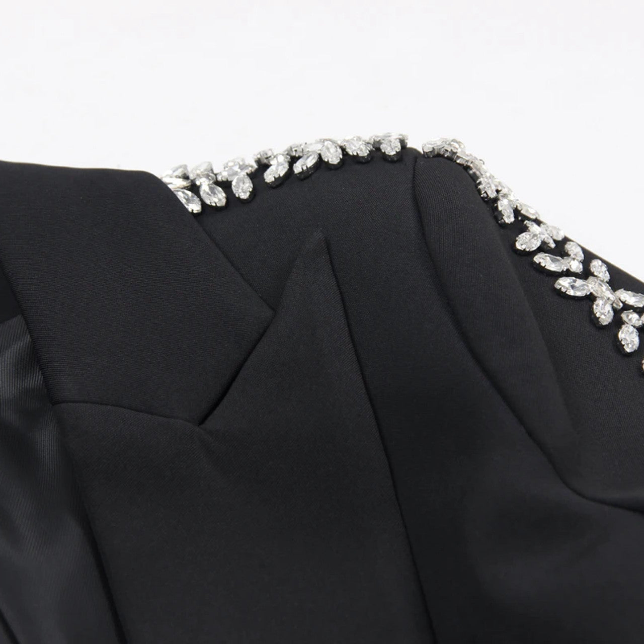 Long Sleeve Crystal Detail Suit