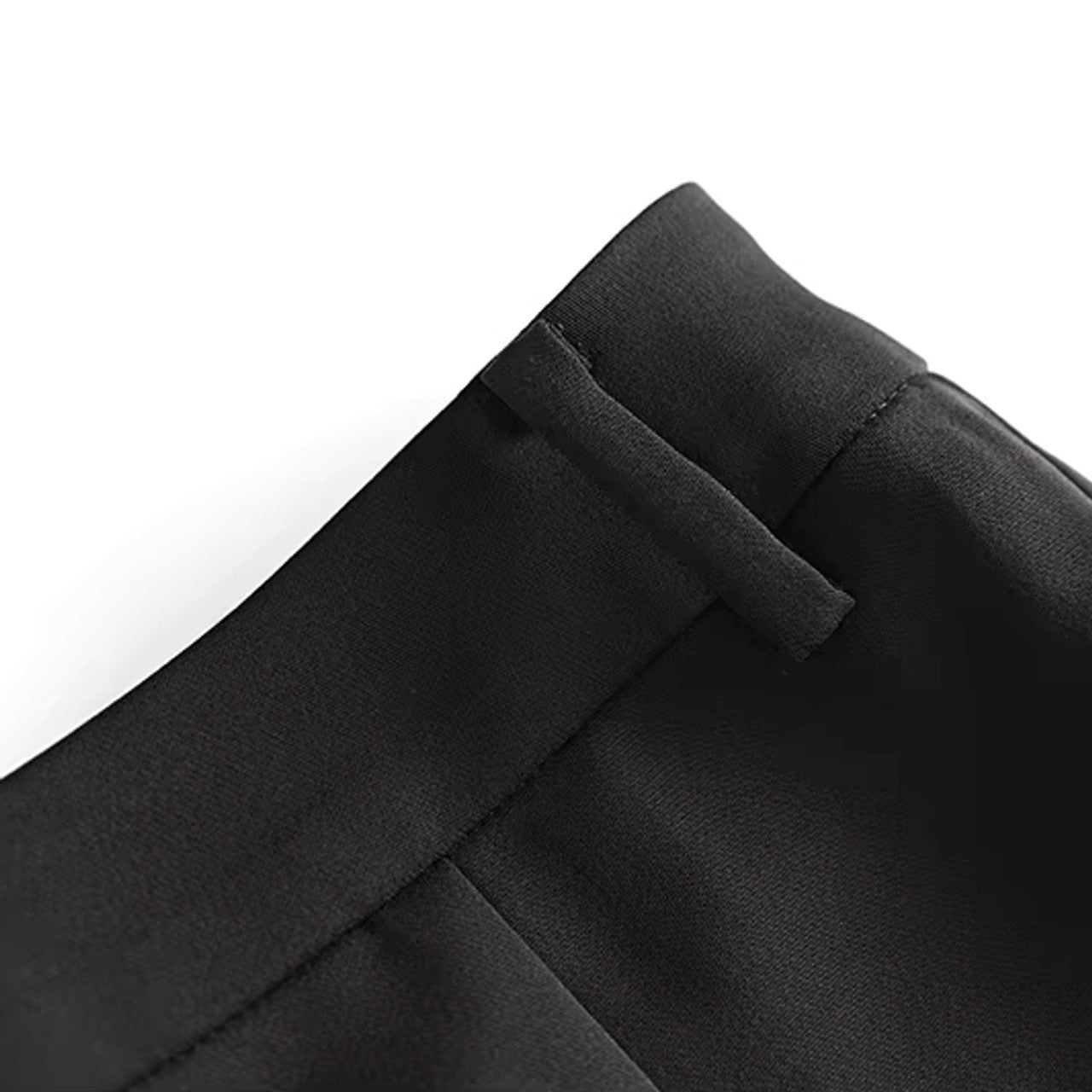 Long Sleeve Embellished Detail Suit Black