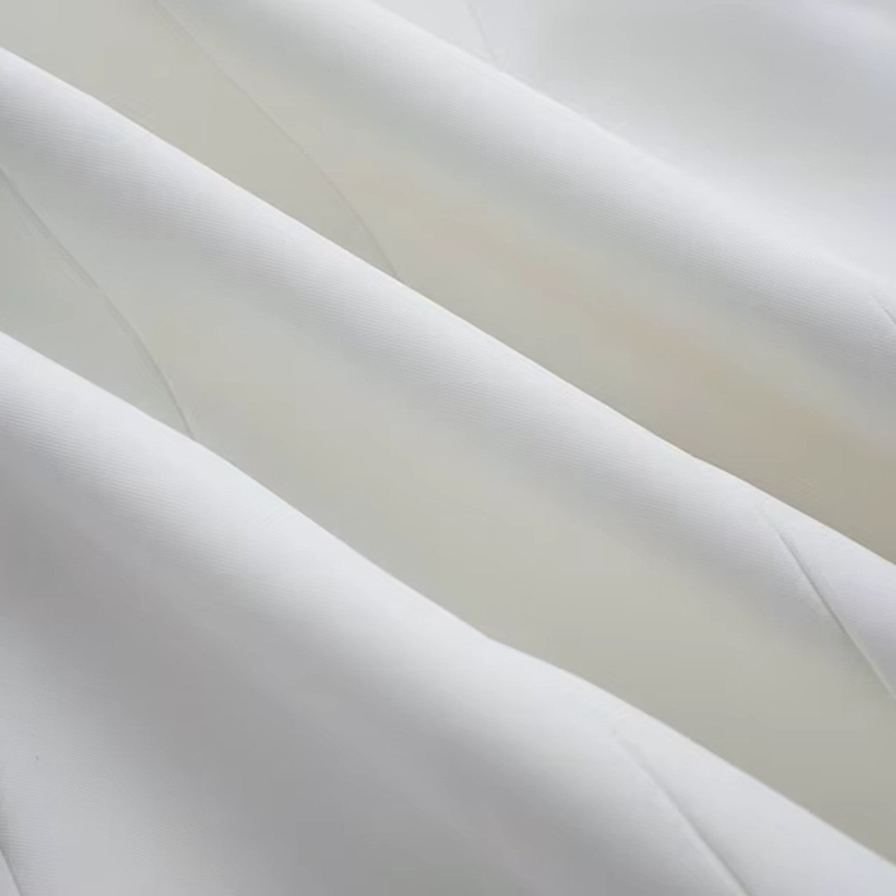 Long Sleeve Feather Detail Suit White