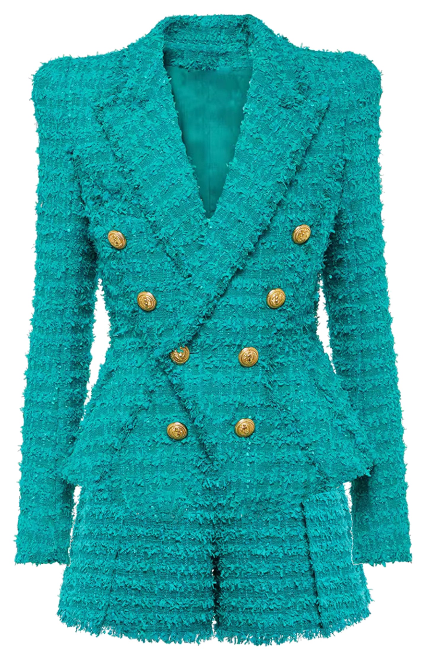Long Sleeve Frayed Two Piece Set