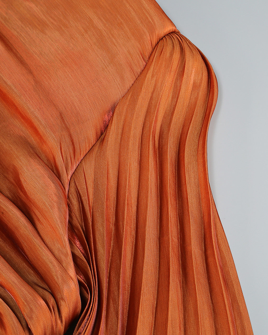 Long Sleeve Pleated Maxi Dress