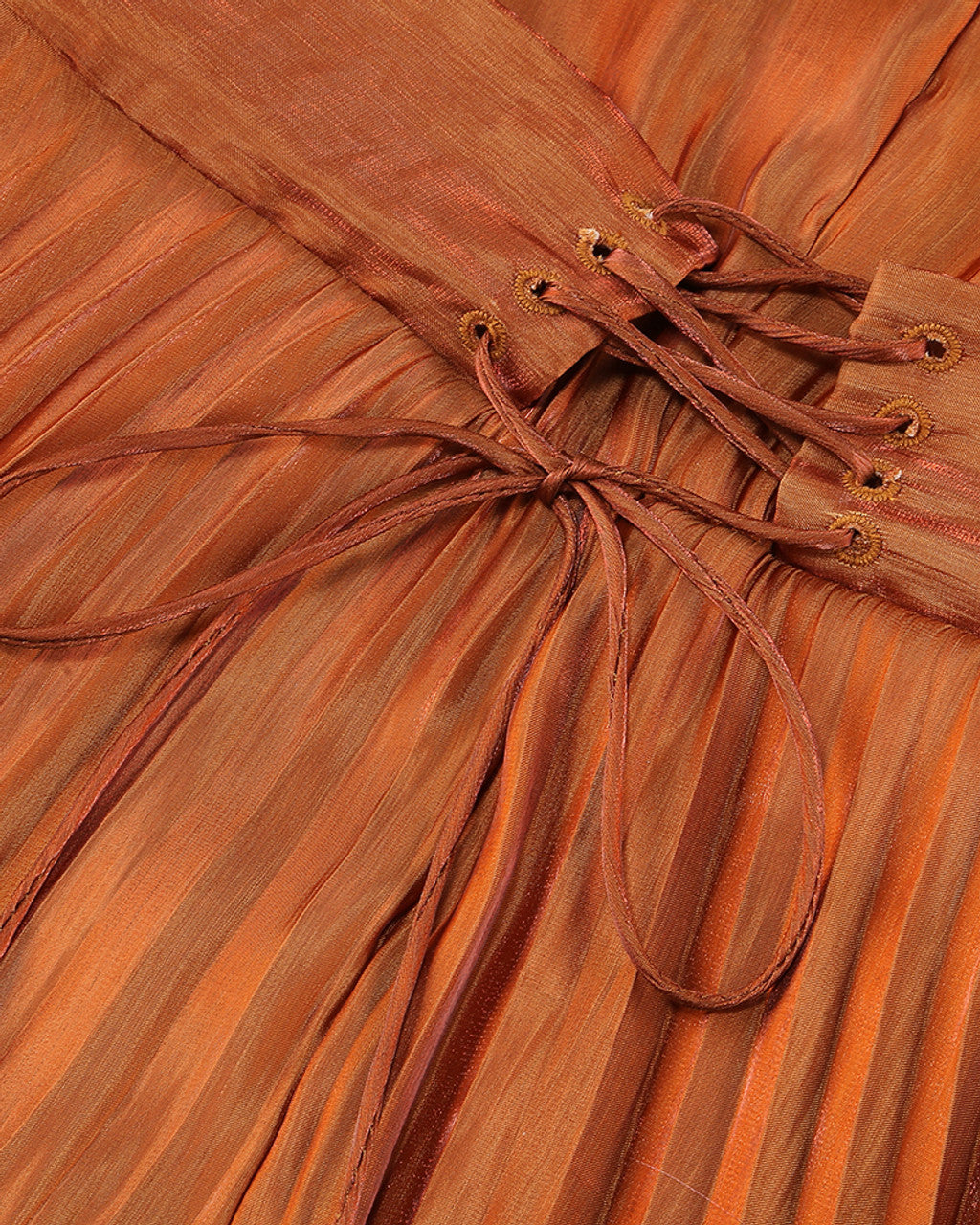 Long Sleeve Pleated Maxi Dress
