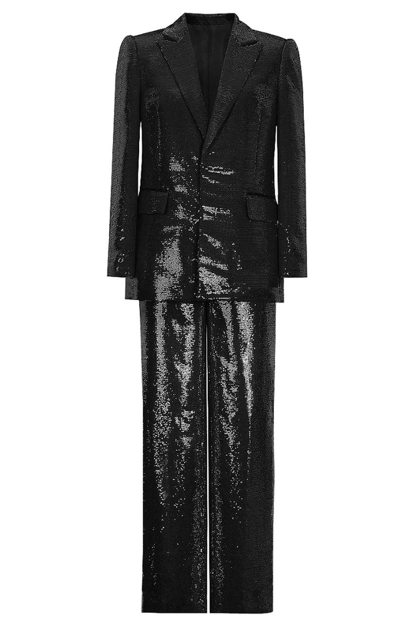 Long Sleeve Sequin Suit