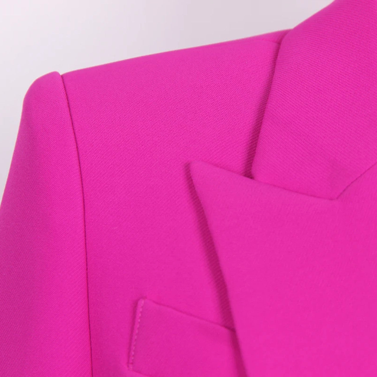Long Sleeve Suit Hot Pink