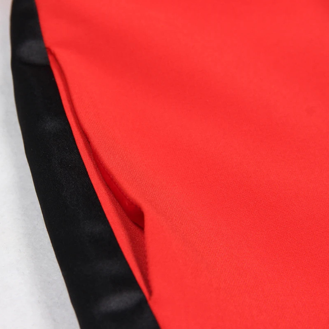 Long Sleeve Suit Red Black White