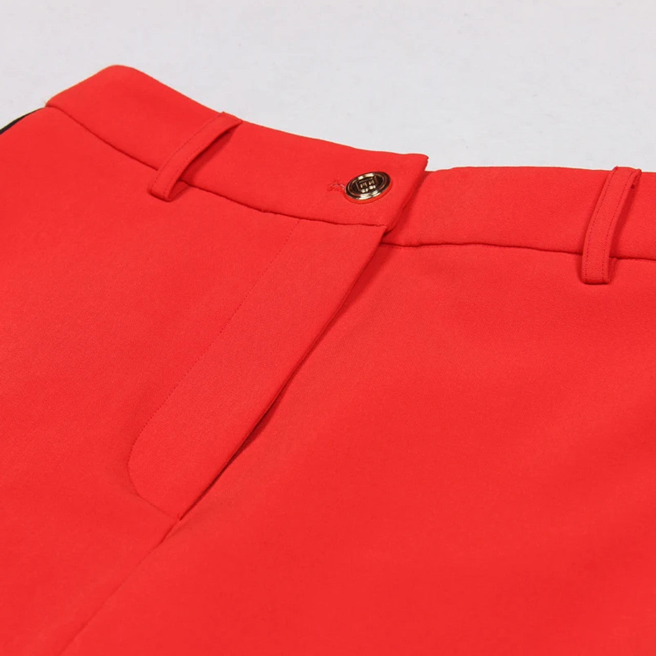 Long Sleeve Suit Red Black White