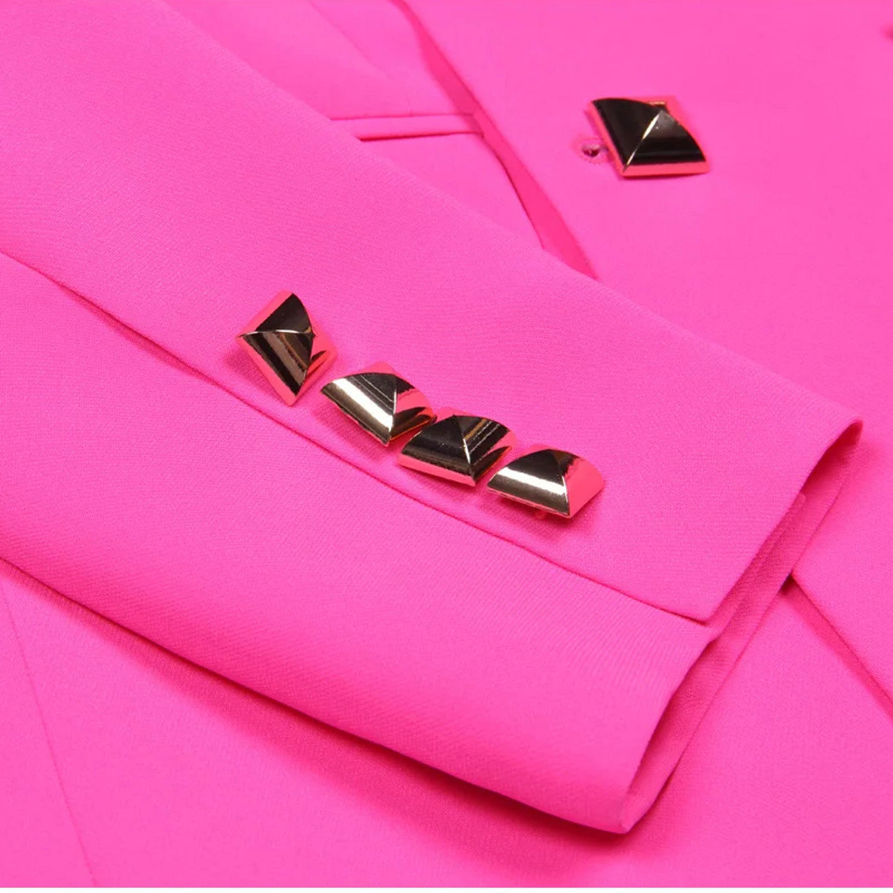 Long Sleeve Three Piece Set Hot Pink