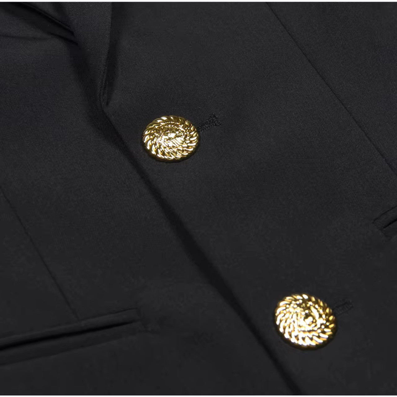 Long Sleeve Two Button Blazer White