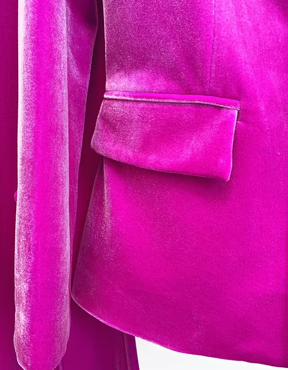 Long Sleeve Velvet Suit