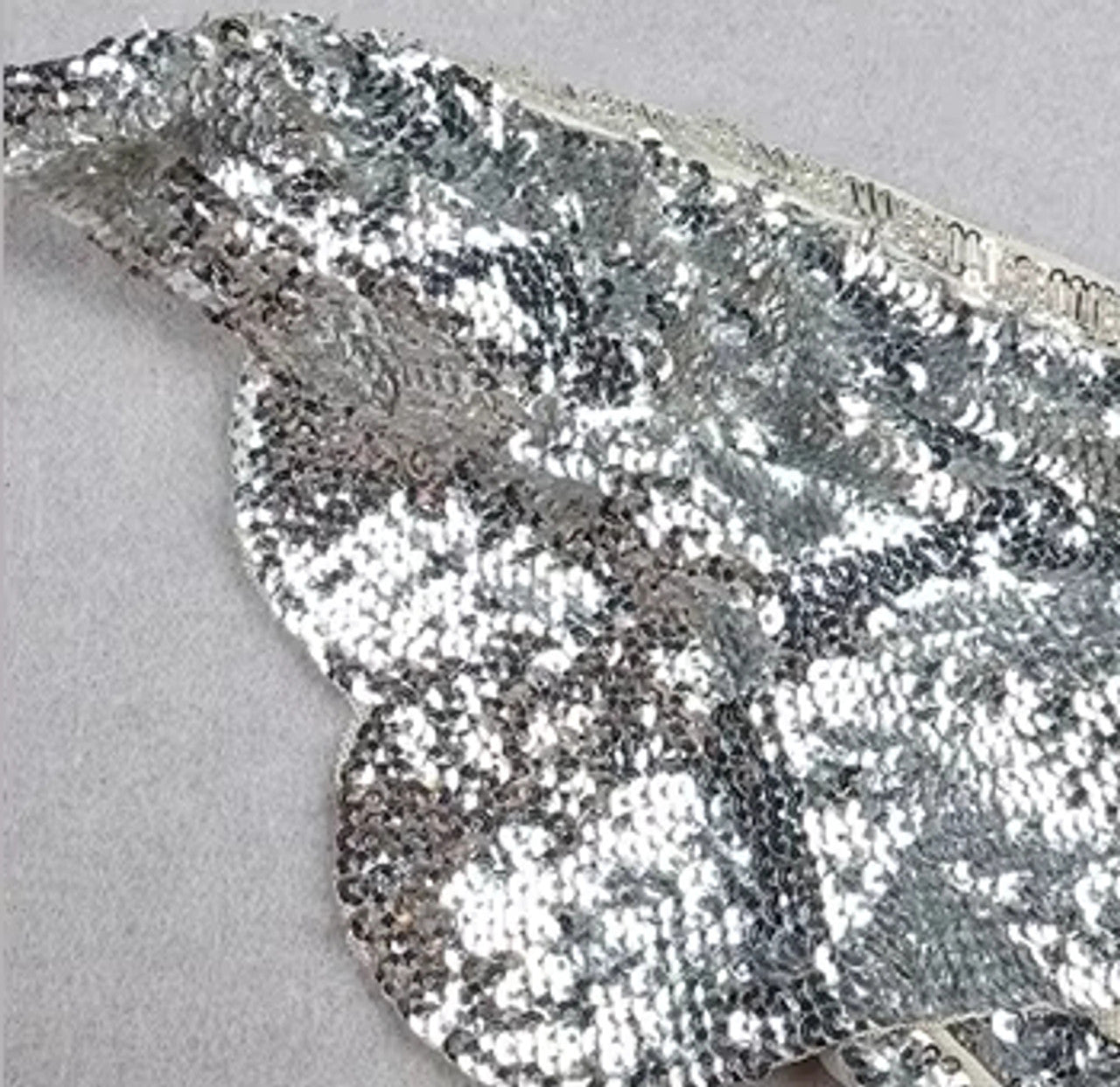 Sequin Maxi Dress Silver