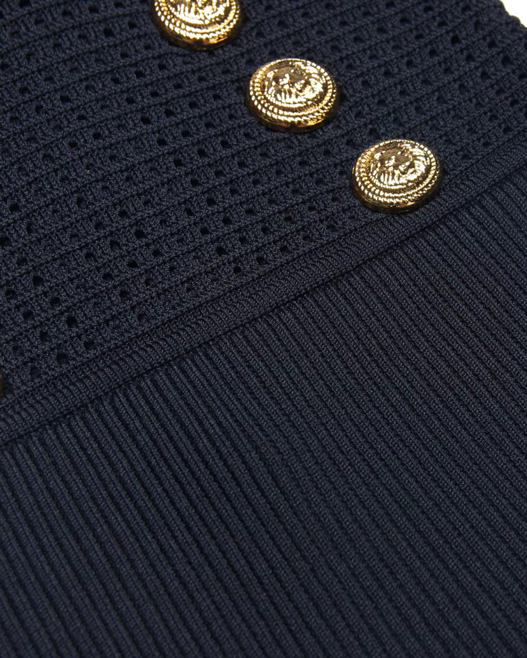 Short Sleeve Fluted Knitted Dress