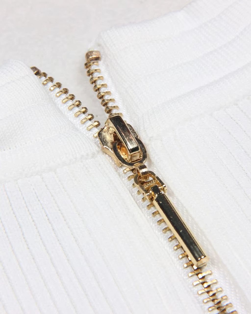Short Sleeve Ribbed Knitted Dress