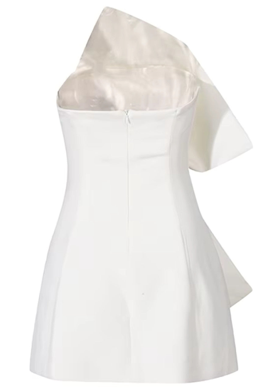 Strapless Bow Detail Dress