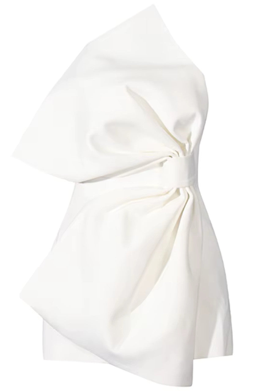 Strapless Bow Detail Dress