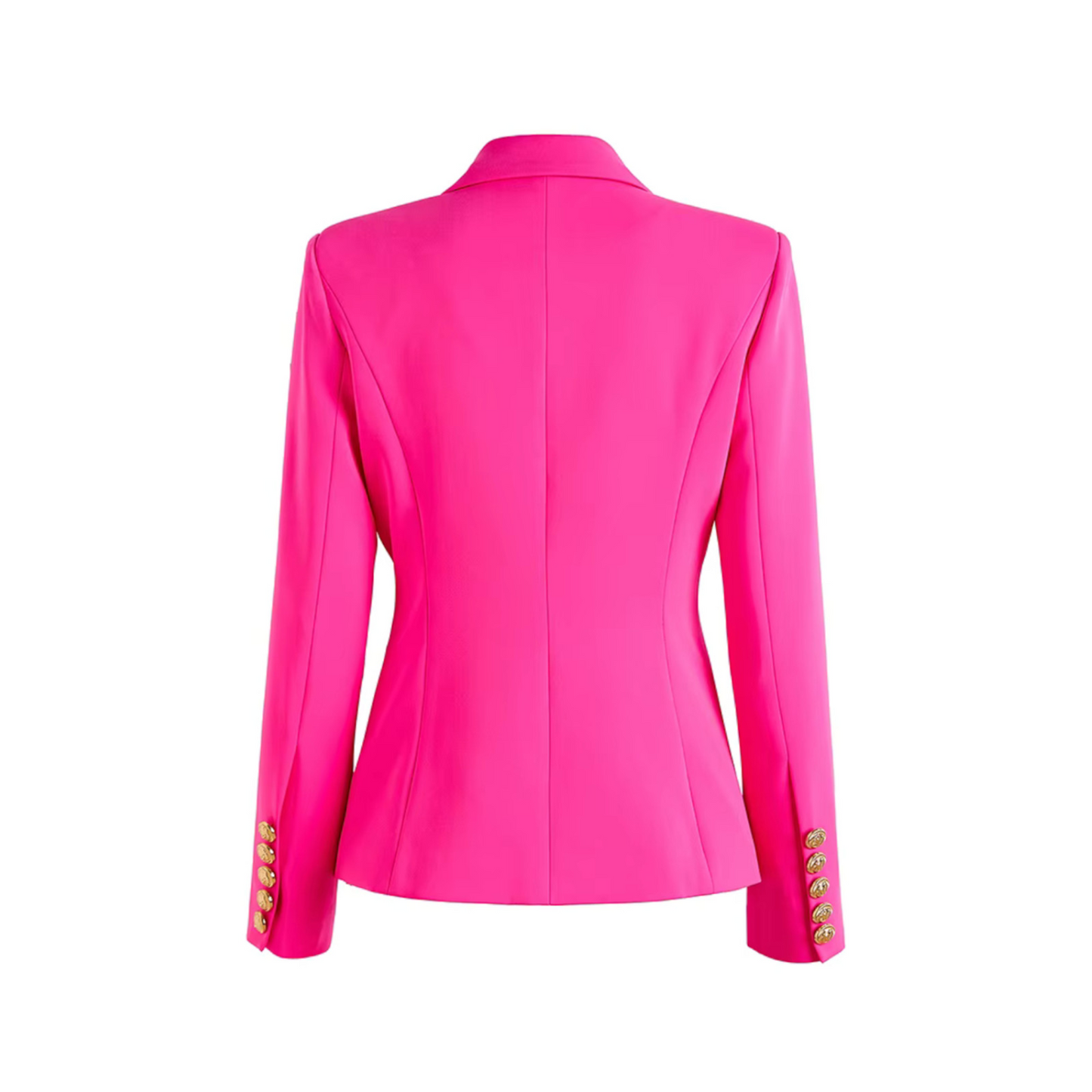 Long Sleeve Blazer Hot Pink