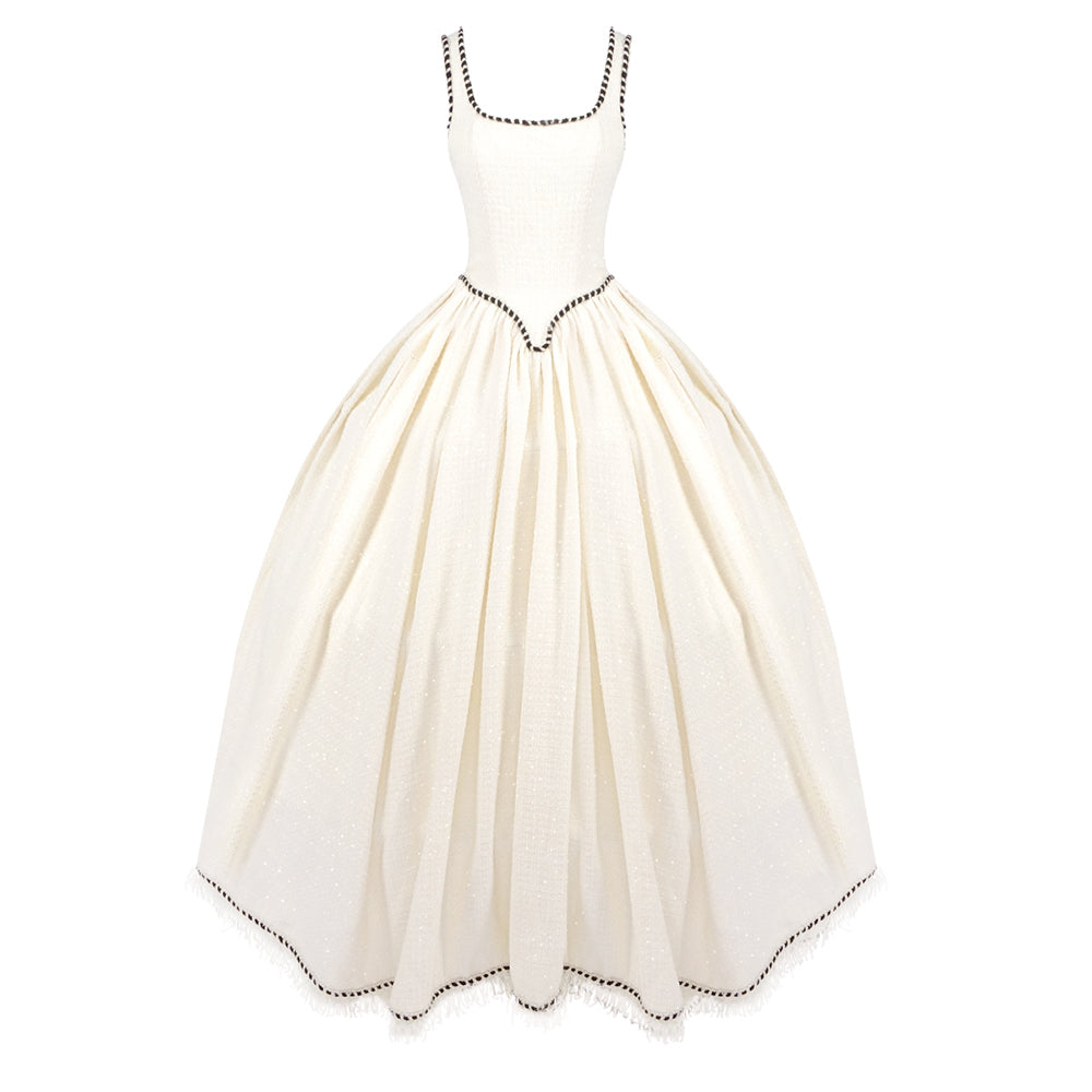 Princess Maxi Dress Ivory HV2073