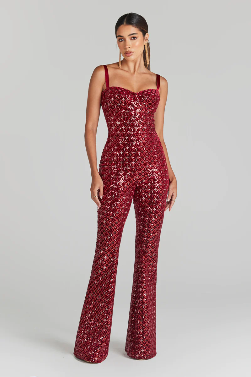 Sequin Jumpsuit HV9504