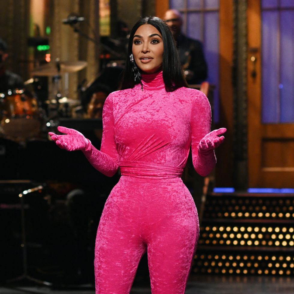 Long Sleeve Velvet Jumpsuit Hot Pink HV8336
