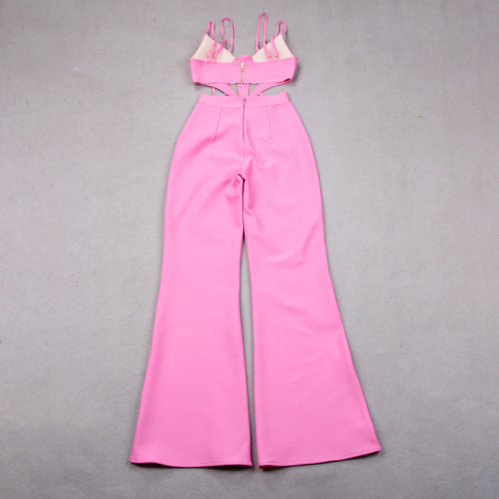 Bustier Cut Out Detail Jumpsuit HV9770