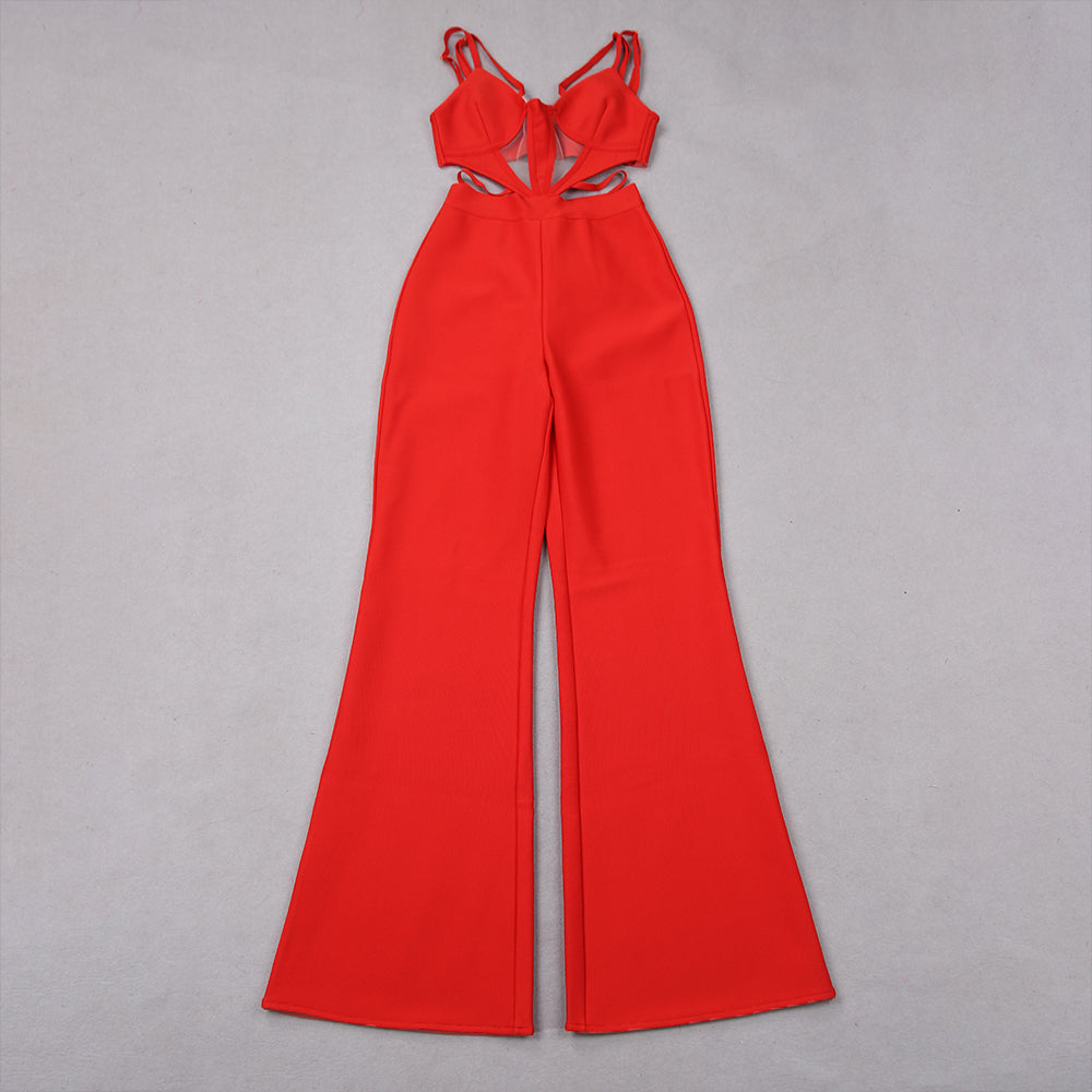 Bustier Cut Out Detail Jumpsuit HV9770