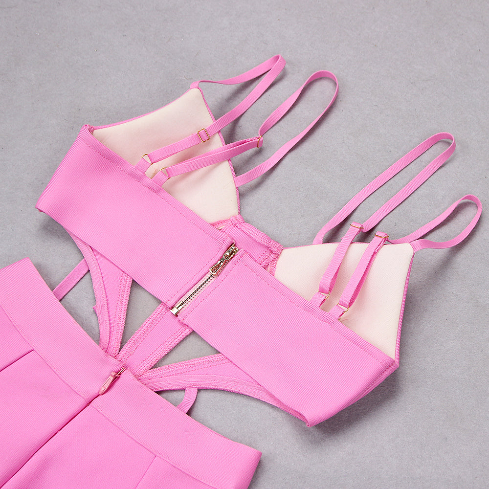 Bustier Cut Out Detail Jumpsuit HV9770