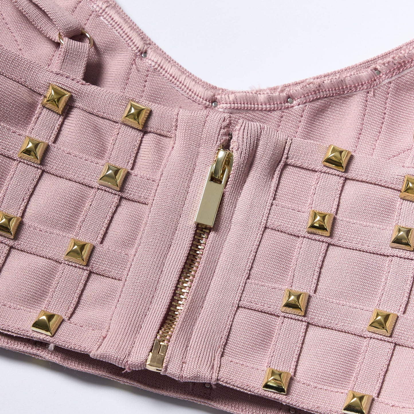 Studded Two Piece Dress Nude Pink HV2189
