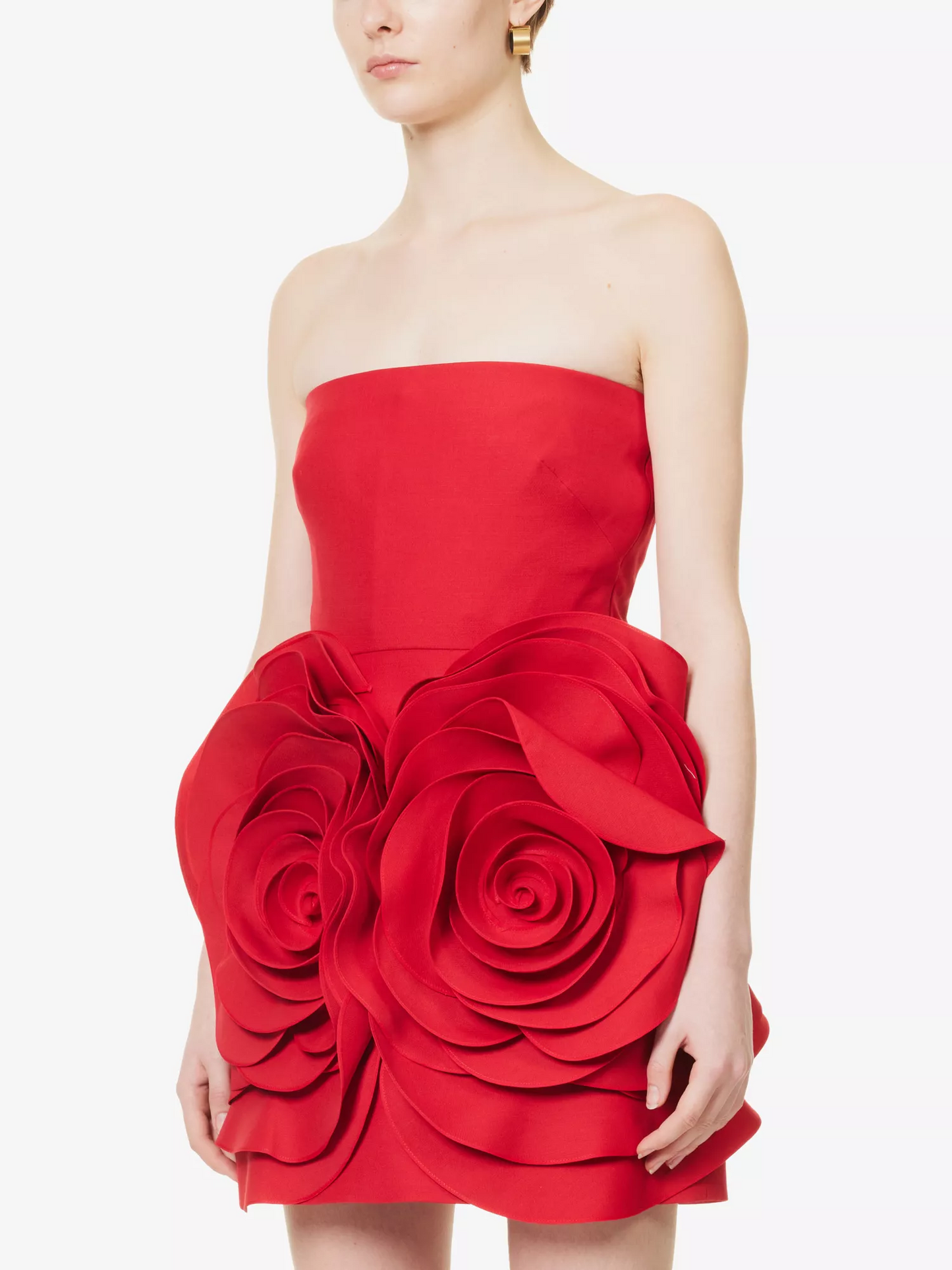 Strapless Flower Detail Dress HV