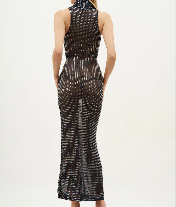 Crystal Maxi Dress Black HV1330