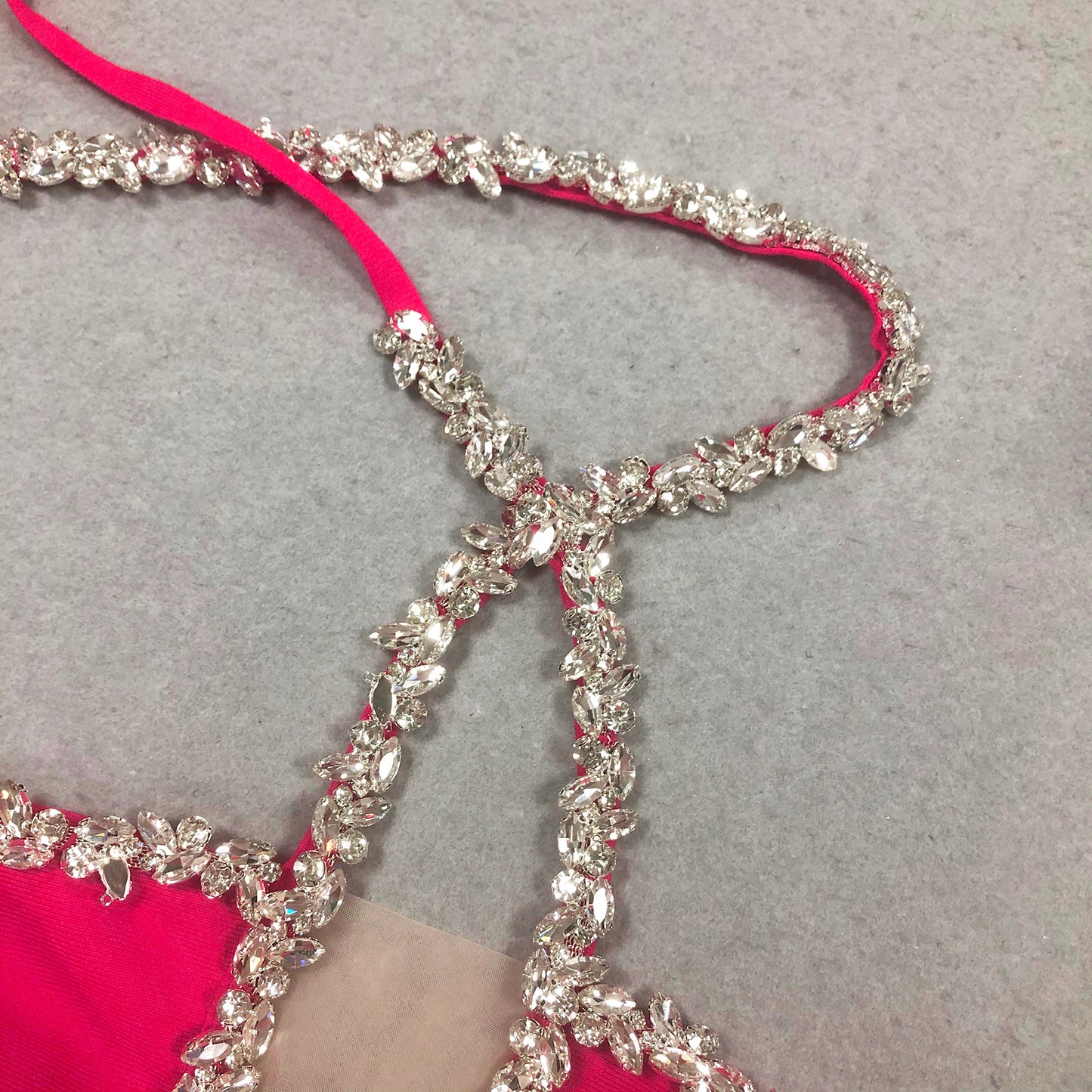 Halter Crystal Maxi Dress