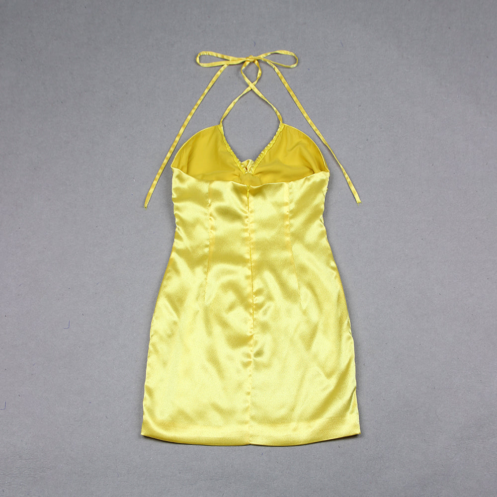 Floral Detail Dress Yellow HV9779