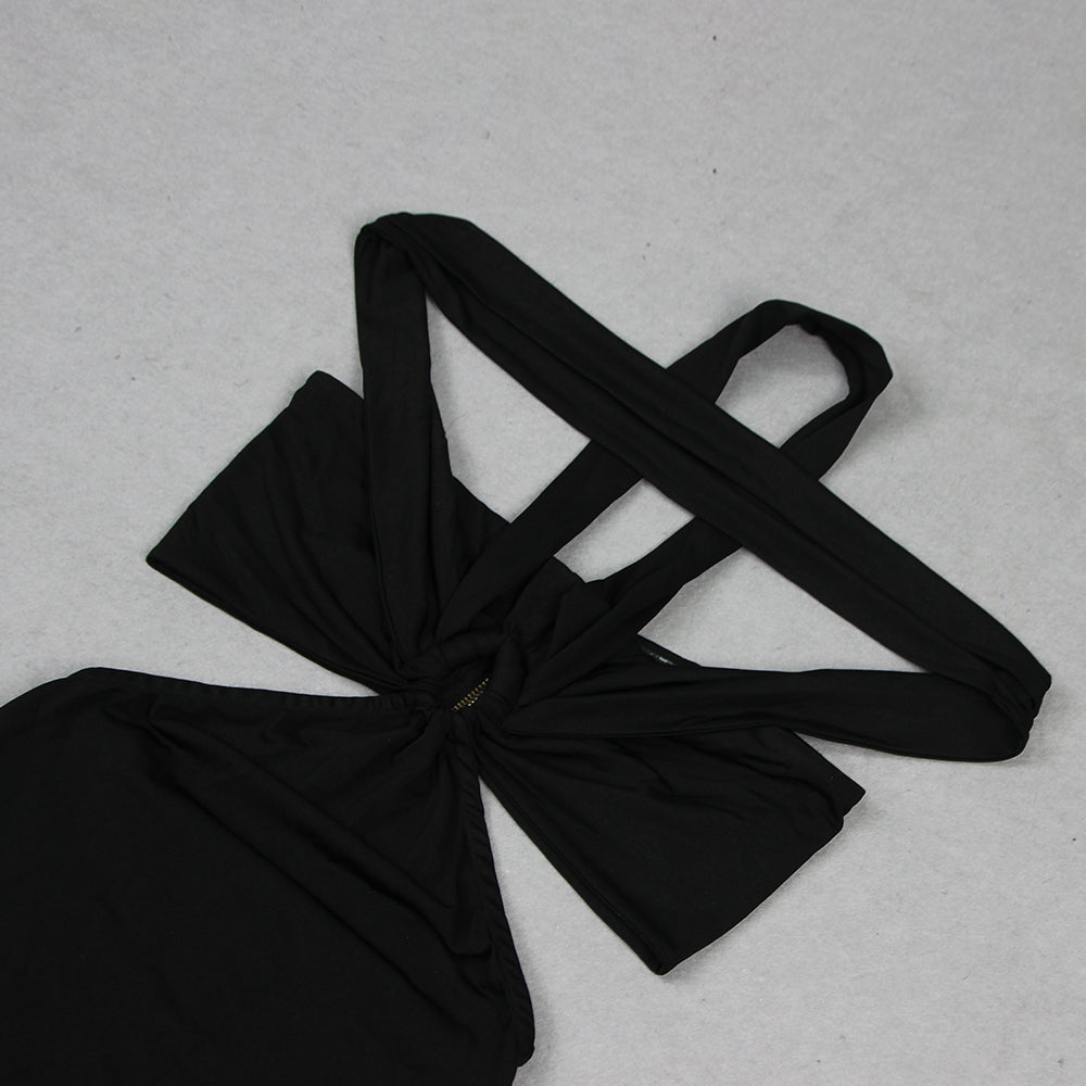 Halter Bardot Maxi Dress HV1308