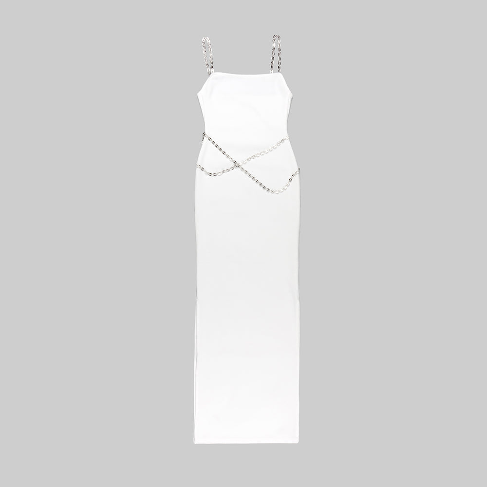 Chain Detail Maxi Dress HV9742
