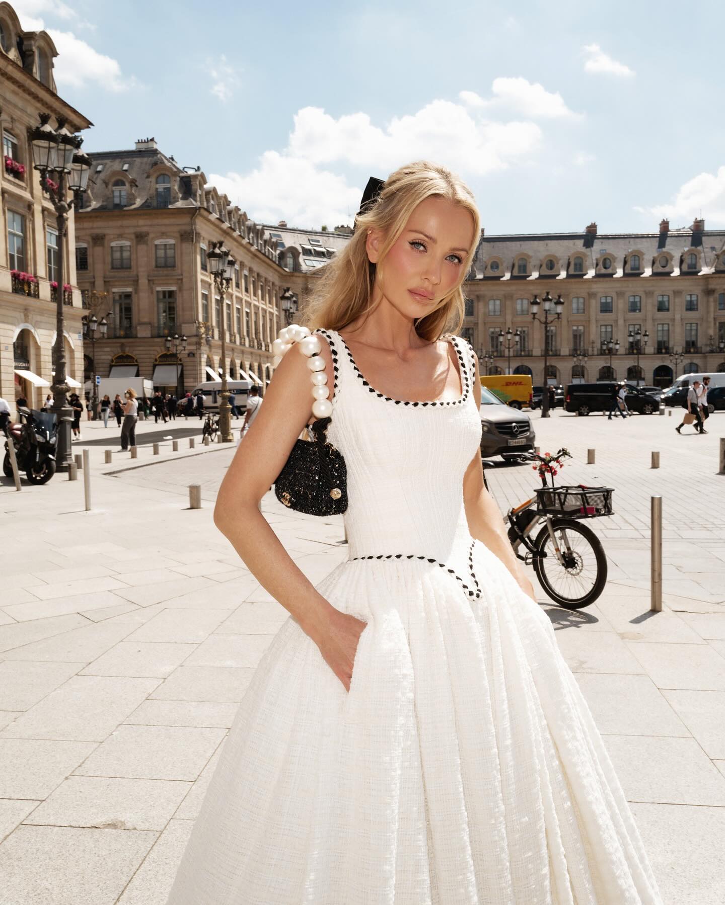 Princess Maxi Dress Ivory HV2073