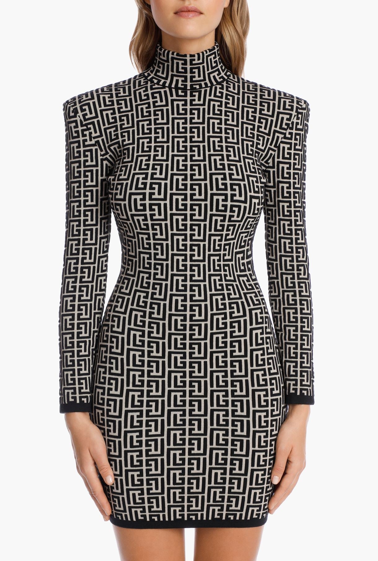 Long Sleeve Printed Dress HV7232
