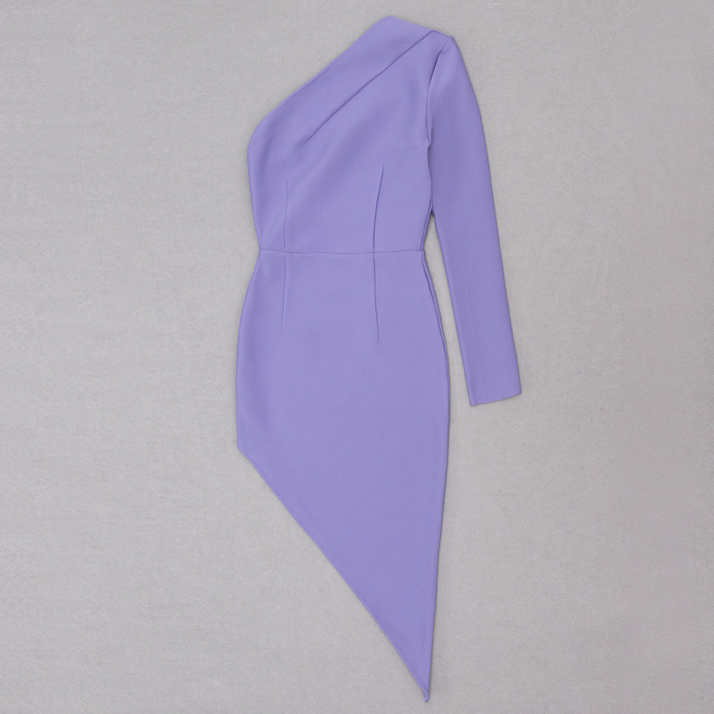 One Sleeve Asymmetric Dress HV8891