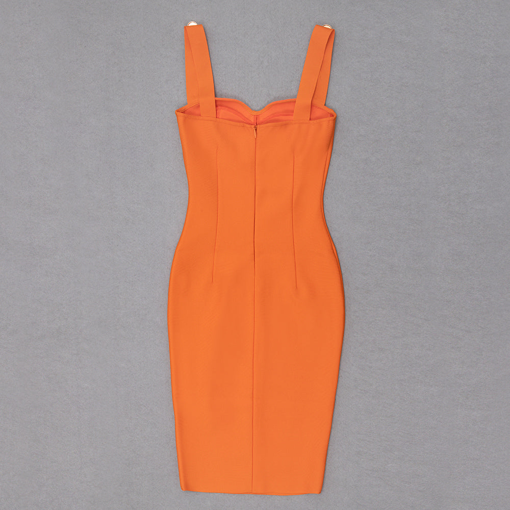 Button Bustier Dress HV8410